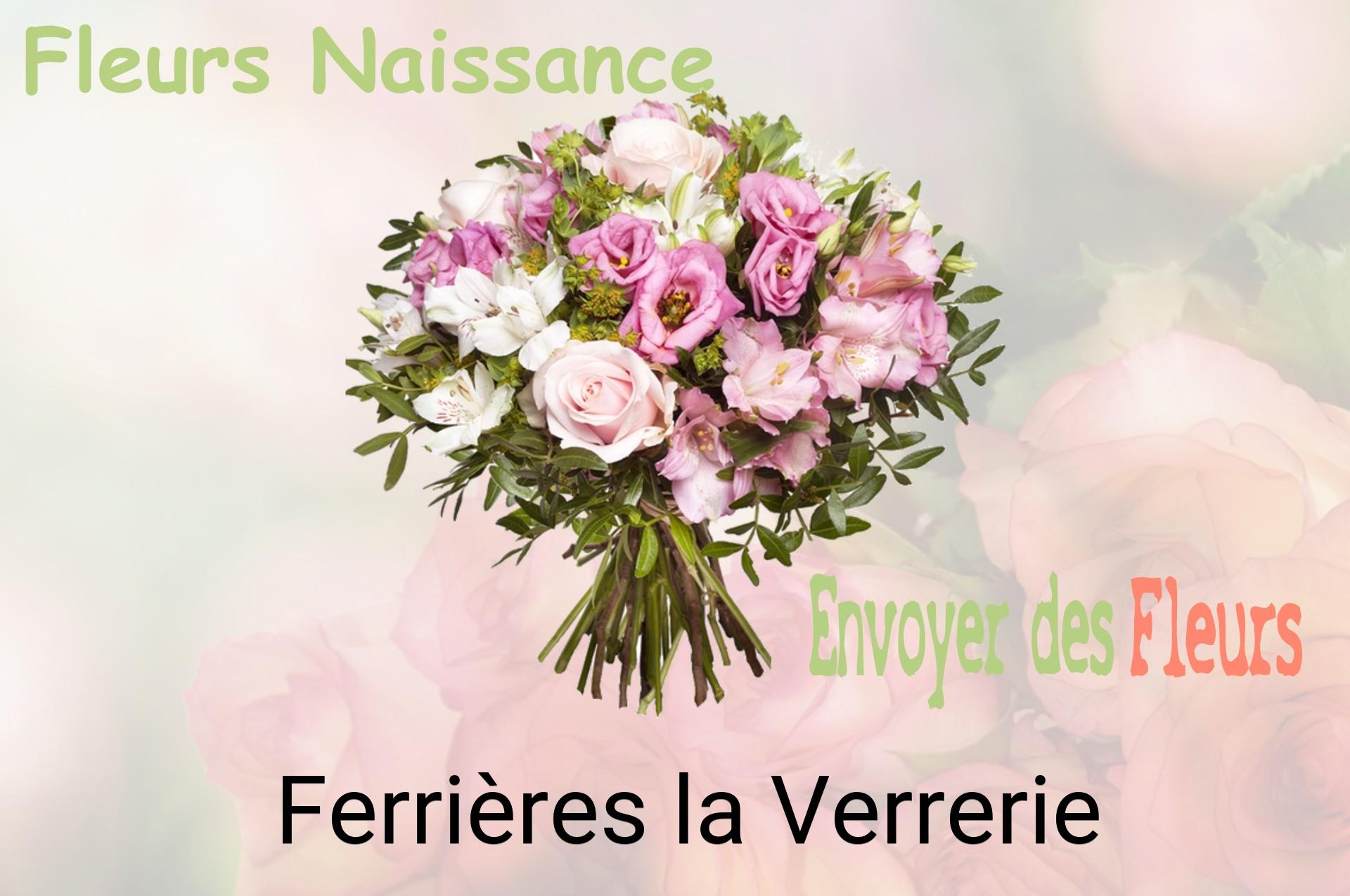 Bouquet de fleurs de naissance livré à Ferrières-la-Verrerie